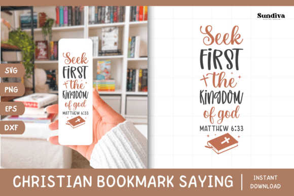 Christian Bookmark Saying SVG 13: A Perfect Craft Graphics Asset