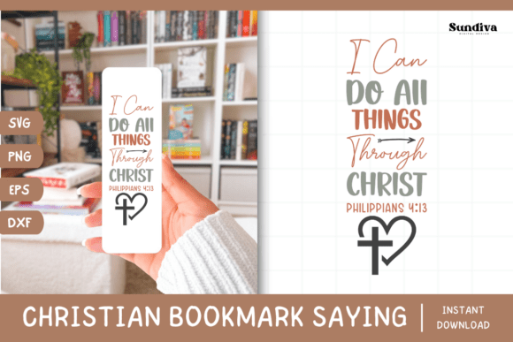 Christian Bookmark SVG 19: A Crafts and Graphics Gem