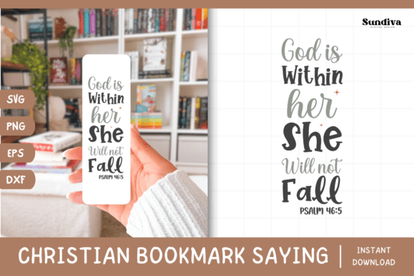 Christian Bookmark SVG 25: A Perfect Graphic for Crafts