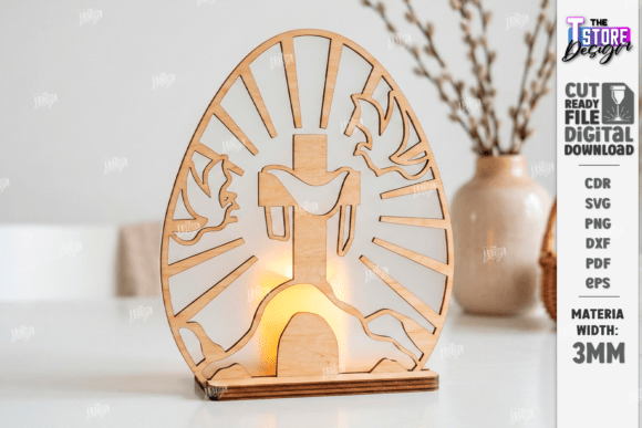 Easter Candle Holder Laser Cut CNC: A Spring Amp Essential