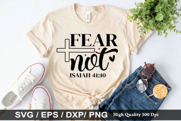 Fear Not SVG: A Versatile Graphic for Faith-Based Projects