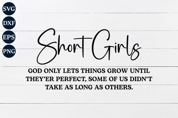 Short Girls SVG: A Versatile Graphic for Creative Crafts