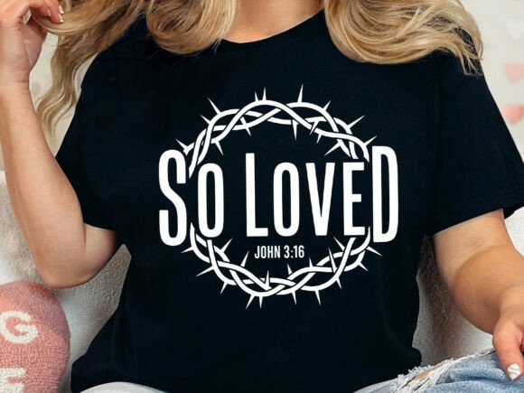 So Loved SVG: A Faithful Embroidery Design