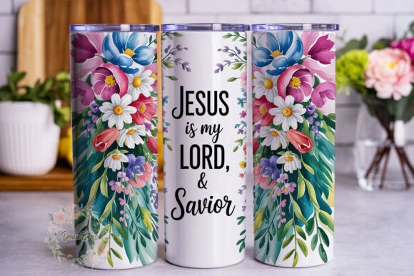Vibrant Floral Christian 20oz Tumbler Wr: A Graphics Review